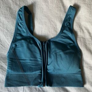 Women's All In Motion Teal Sports Bra